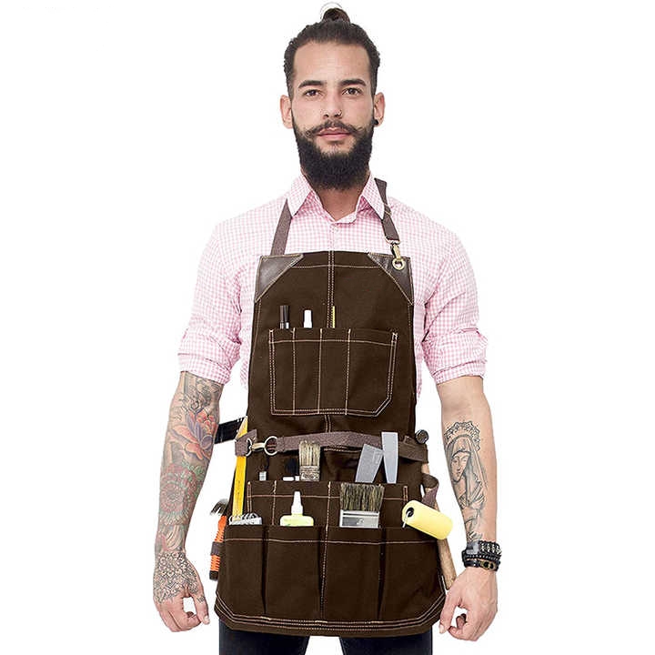 Garden Work Tactical BBQ Tool Aprons with Pockets